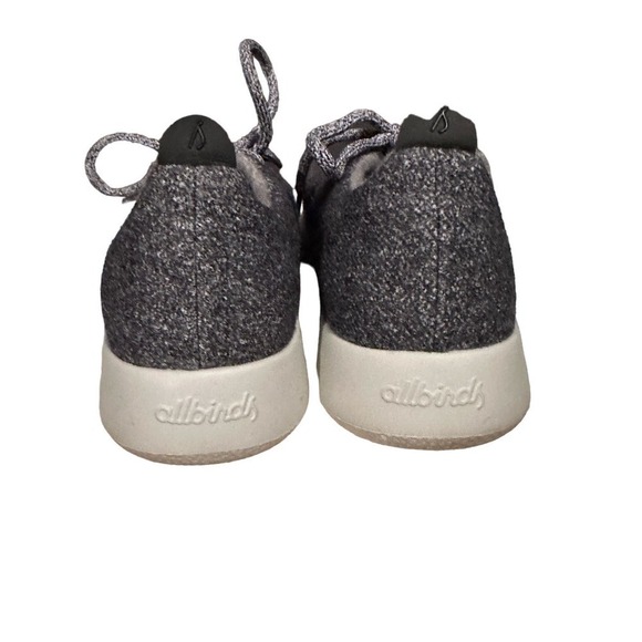 Allbirds Merino Wool Runners Lace Sneakers Gray Sz 11 - Picture 2 of 7